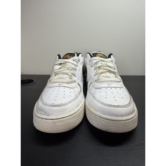 Nike Air Force 1 '07 LV8 Double Swish White/black/gold Colorway 4Y, Womens 5.5 - Picture 5 of 13
